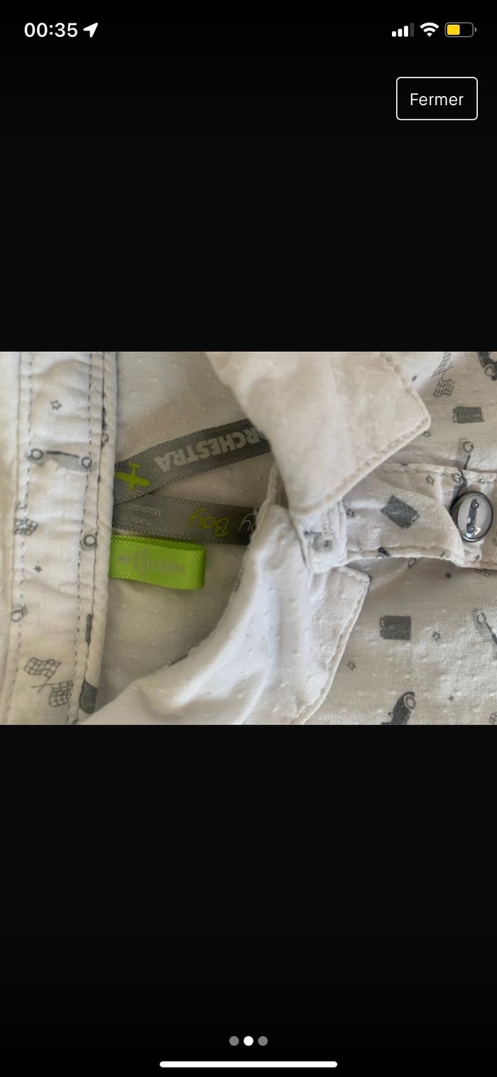 Lot chemises 6 mois - photo numéro 2