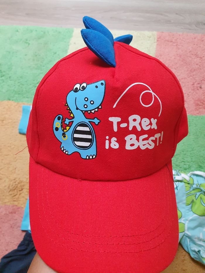 Lot 2 maillots de bain + 1 tee-shirt + 1 casquette - garçon- 3-4 ans - photo numéro 8