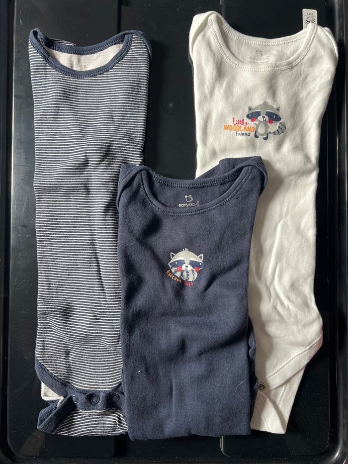 Lot 7 bodies courtes manches - photo numéro 2