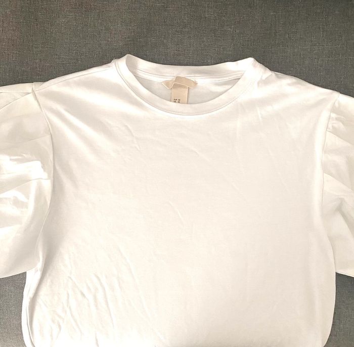 T shirt manches bouffantes H&M - photo numéro 3