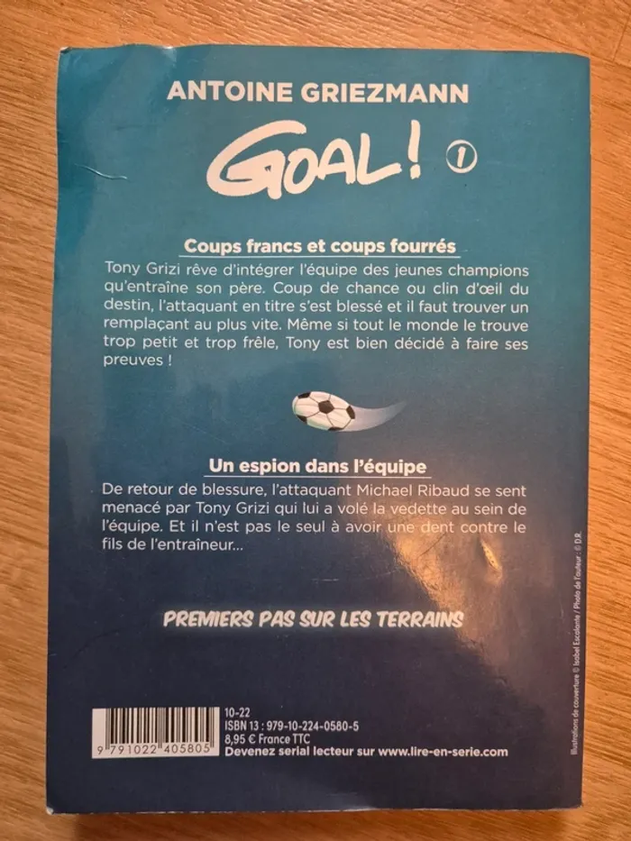 Lot 3 livres Antoine Griezmann - Goal - photo numéro 3