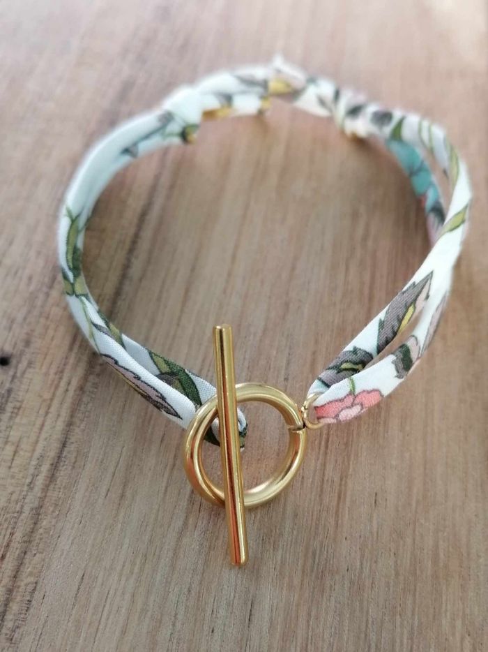 Bracelet liberty fermoir en acier inoxydable - photo numéro 2