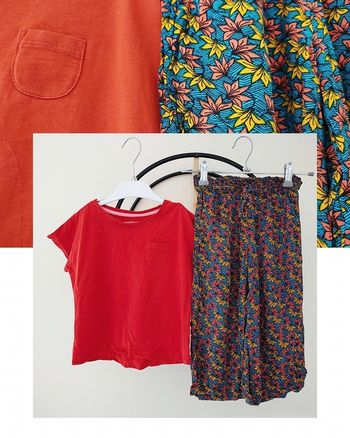 3 ans ensemble été Teeshirt Monoprix et pantalon fluide kiabi