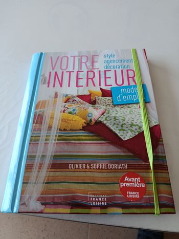 Vend livre mode d'emploi votre intérieur 