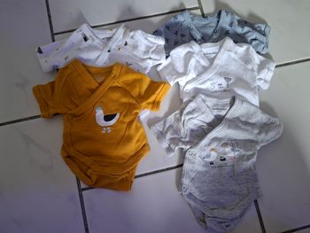 Lot de 5 bodys bébé Verbaudet  taille prématuré neuf