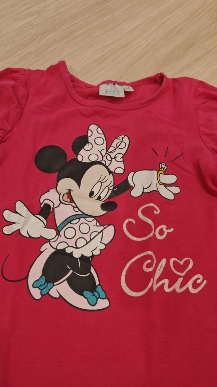 T-shirt manche longue Minnie 4ans - photo numéro 2