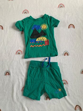 Ensemble short 18/24 mois