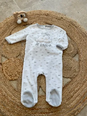 Pyjama velours 6 mois