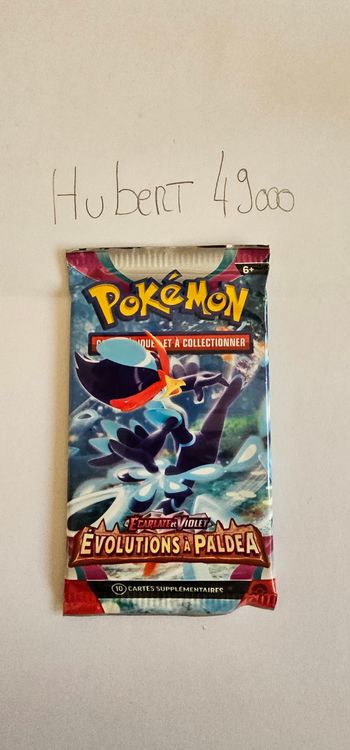 Booster évolutions a paldea