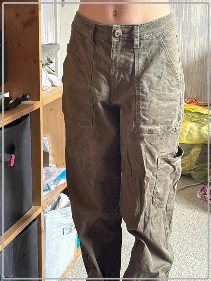 Jeans cargo taille 36 marque h&m - photo numéro 2