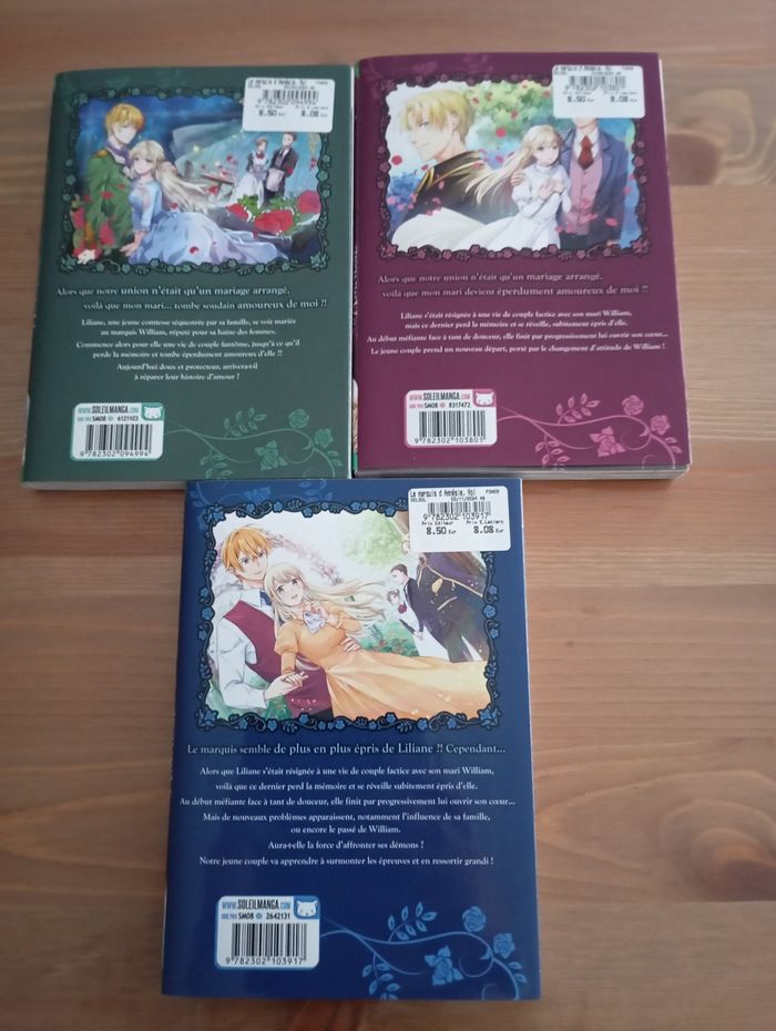 Mangas le marquis d'amnésie Tome 1 a 3 - photo numéro 2