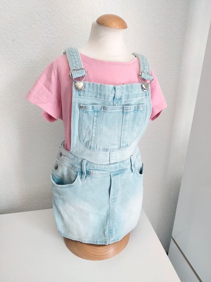 Robe salopette jeans - H&M - - photo numéro 4