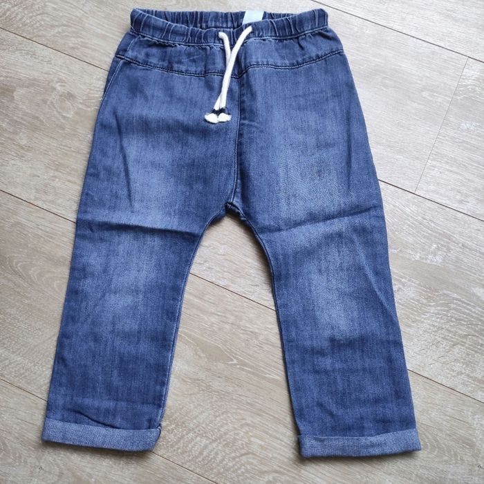 Pantalon sarouel effet jeans