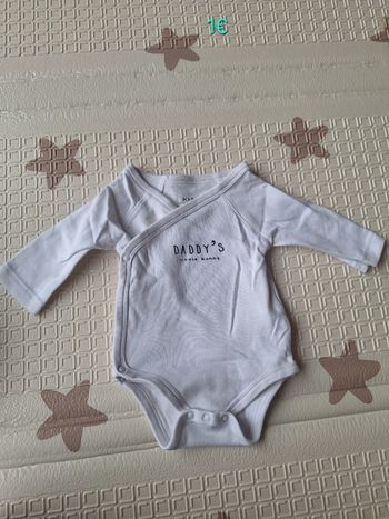 Body 1 mois (52-55cm) mixte