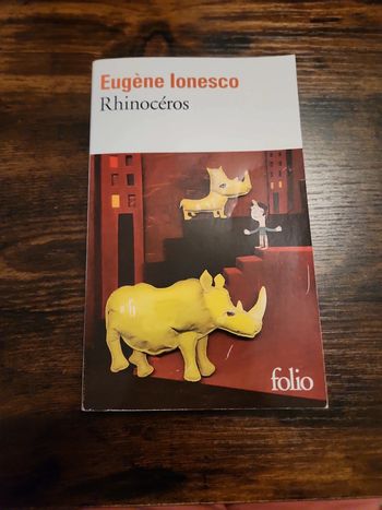 Livre / Pièce de théâtre : Rhinocéros