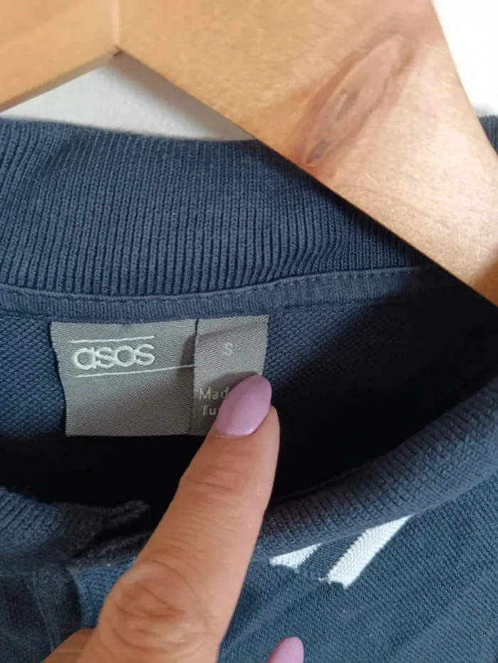C23 polo marine Asos S - photo numéro 3