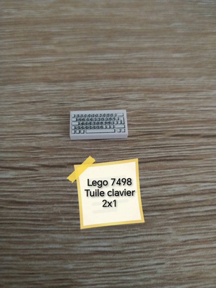 Lego 7498 tuile clavier 2x1