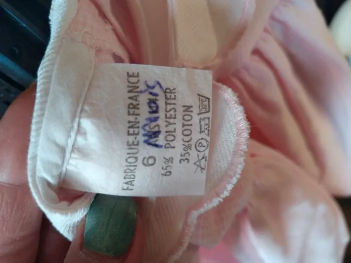 Robe vintage dress vichy prince de Galles rose pink baby girl - photo numéro 4