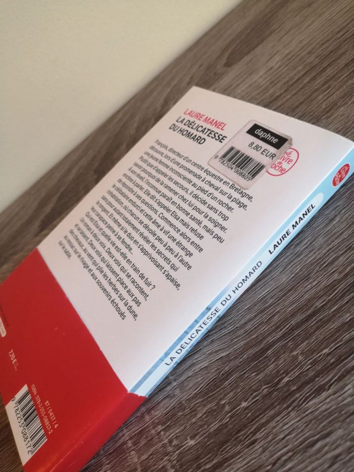 Livre romance sentimentale La délicatesse du homard de Laure Manel - photo numéro 3