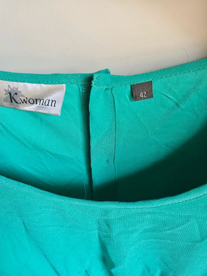 Robe kiabi verte - photo numéro 3