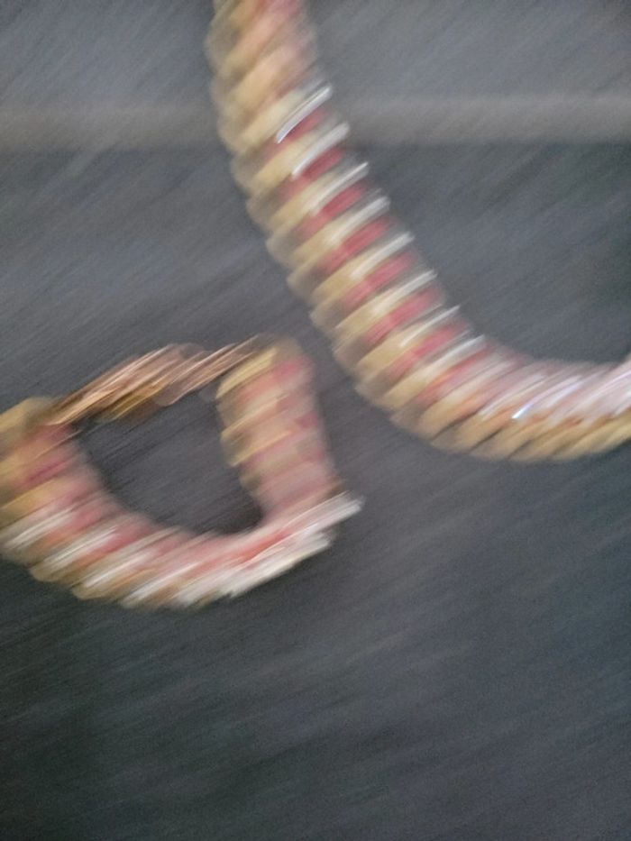 Parquet bijoux bracelet collier acier strass raz de coup - photo numéro 2