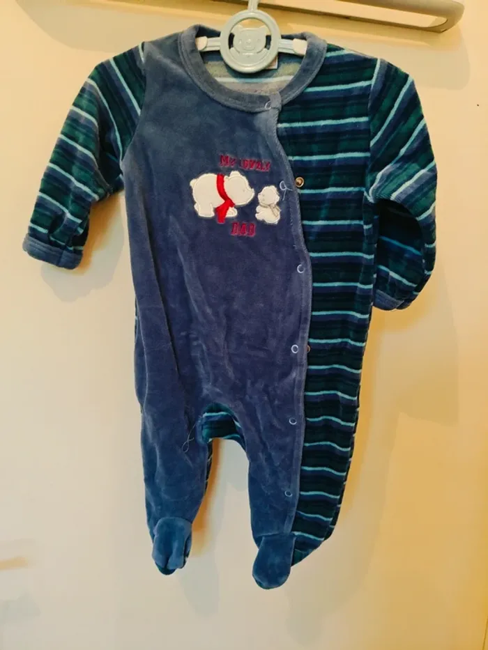 Pyjama velours 6 mois