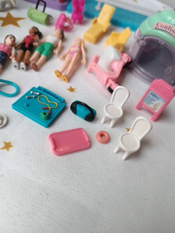 1997 mini pouce confiserie café pâtisserie michelle's génie toy restaurant Polly petite poupée small - photo numéro 13