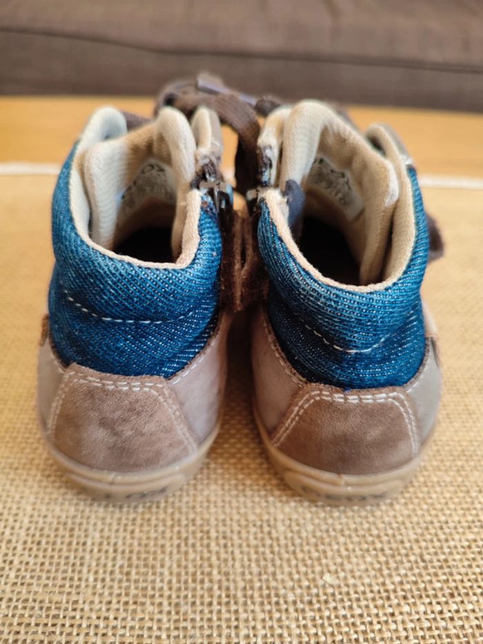 Bottines en cuir zippées et à lacets Geox en 27 (EU) - photo numéro 5