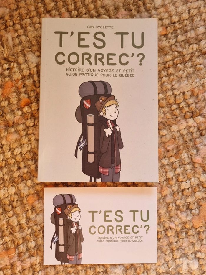 Livre T'es tu correc'? Et sa carte postale - photo numéro 3