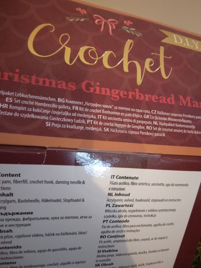 Kit crochet bonhomme en pain d'épices - photo numéro 5