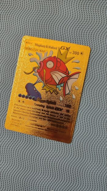 Carte Magicarpe or en anglais