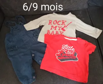 Lot vêtements garçon 6/ 9 mois