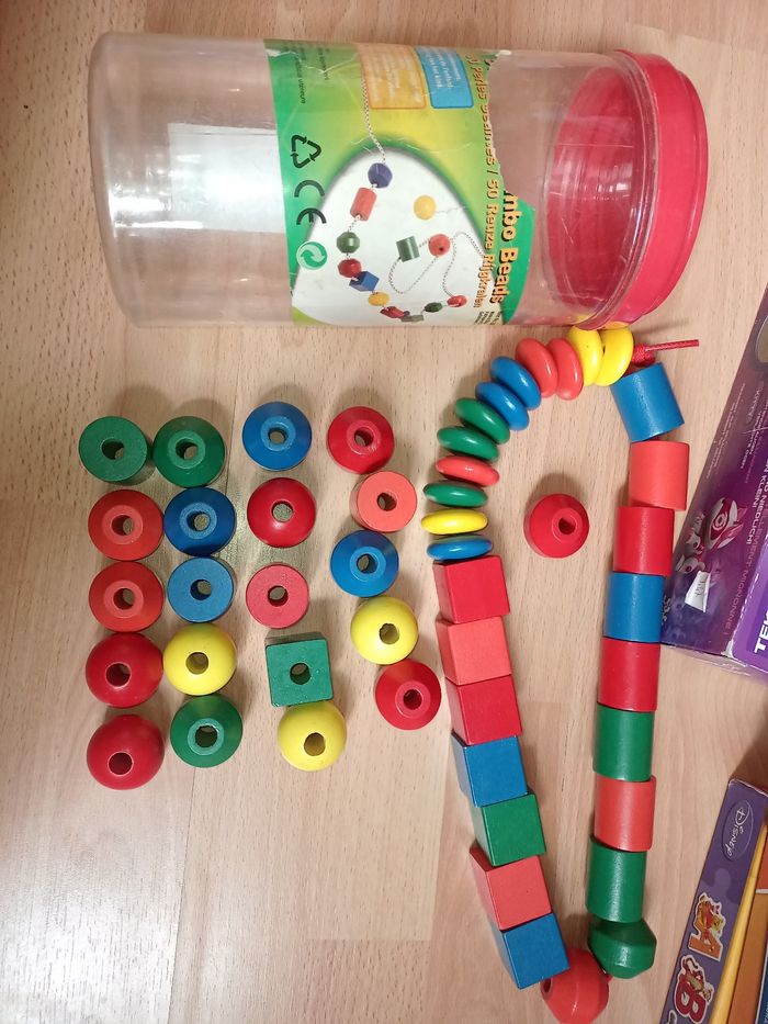 50 perles géantes avec collier et sa boîte de rangement Complet - photo numéro 4