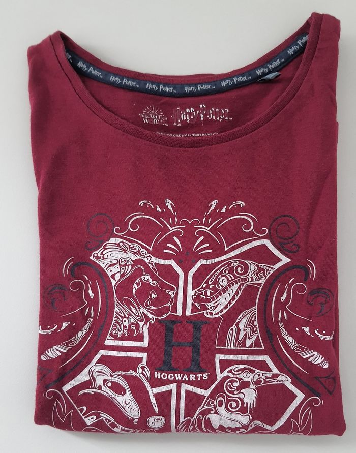 Tee-shirt manches longues Harry potter Bordeaux taille 10 ans - photo numéro 2