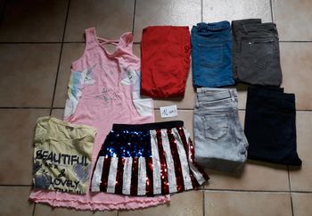 Lot 8 vêtements 14 ans fille