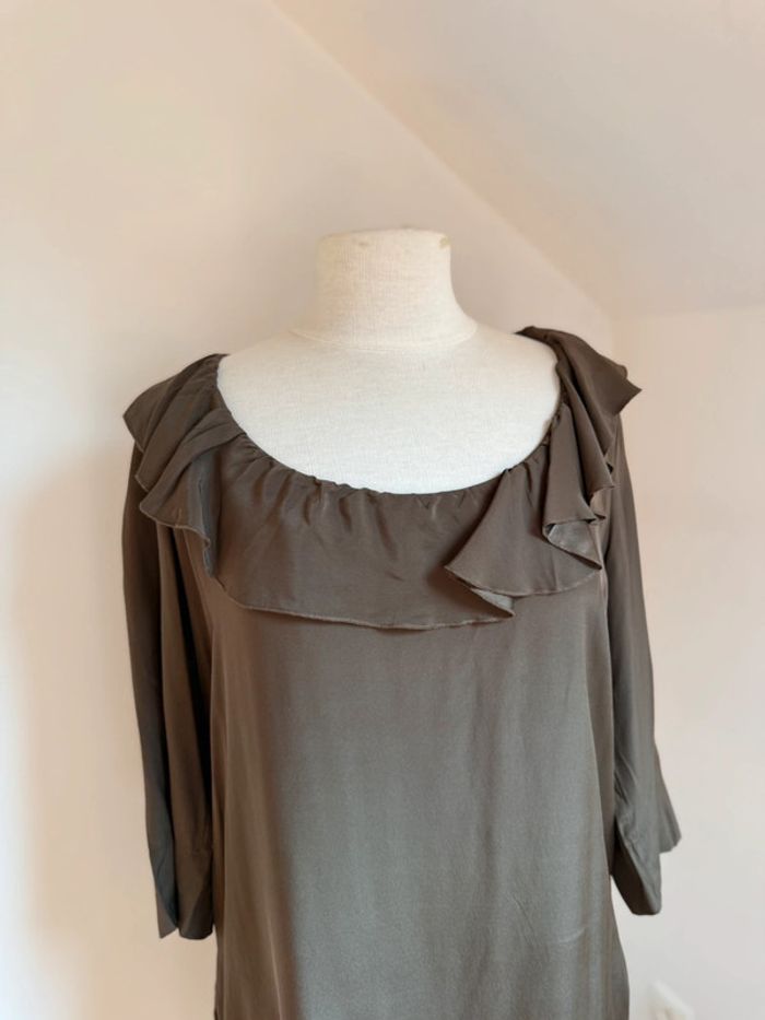 Superbe robe neuve chic en soie Et vous collab la redoute 🌸 42 XL - photo numéro 2