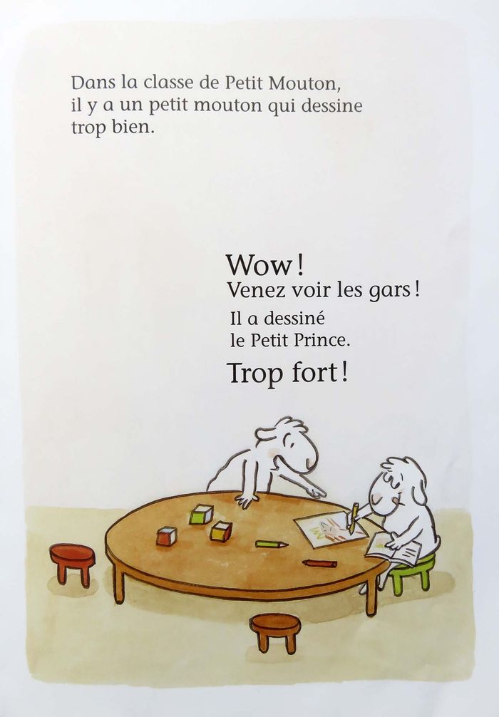 Album 4 à 8 ans : Dessine-moi un petit prince. (L'école des loisirs - Michel Van Zeveren) - photo numéro 2