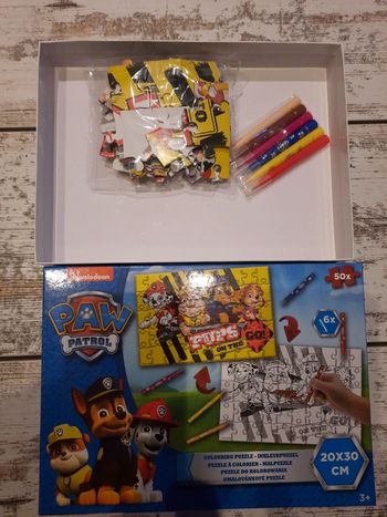 Puzzle pat patrouille  à colorier Neuf