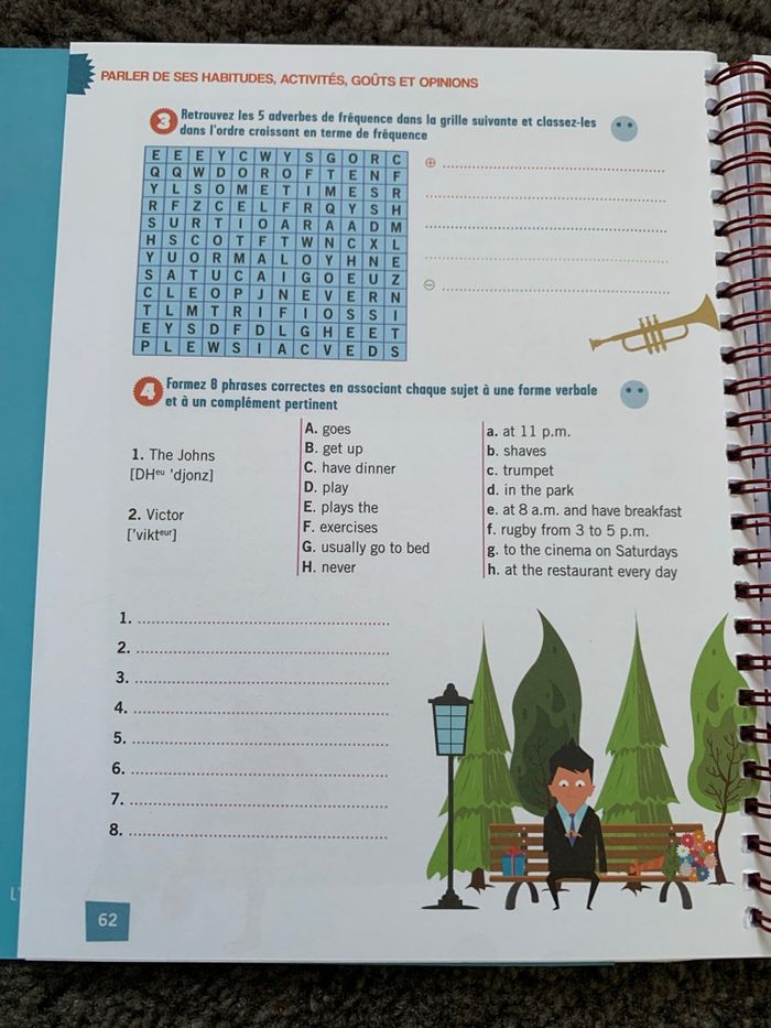 Cahier exercices anglais - photo numéro 2