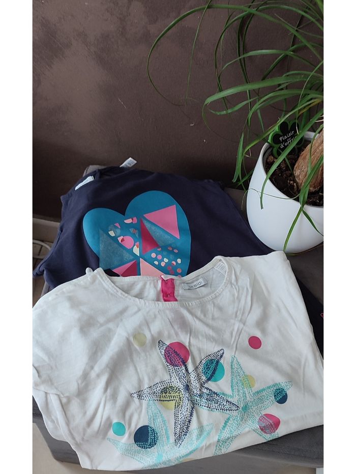 Lot de 2 tee-shirts Okaïdi 8 ans