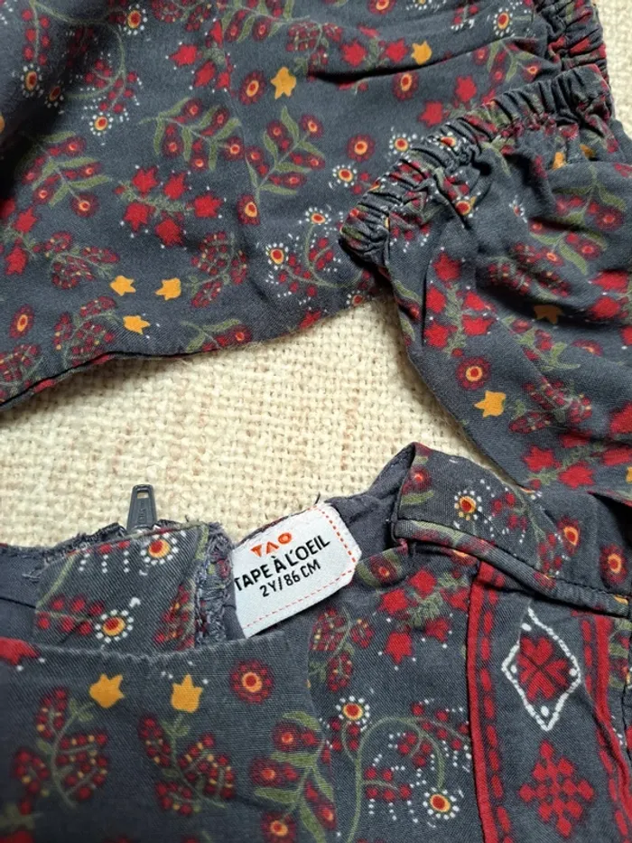 Robe fleurie TAO 2 ans - photo numéro 5