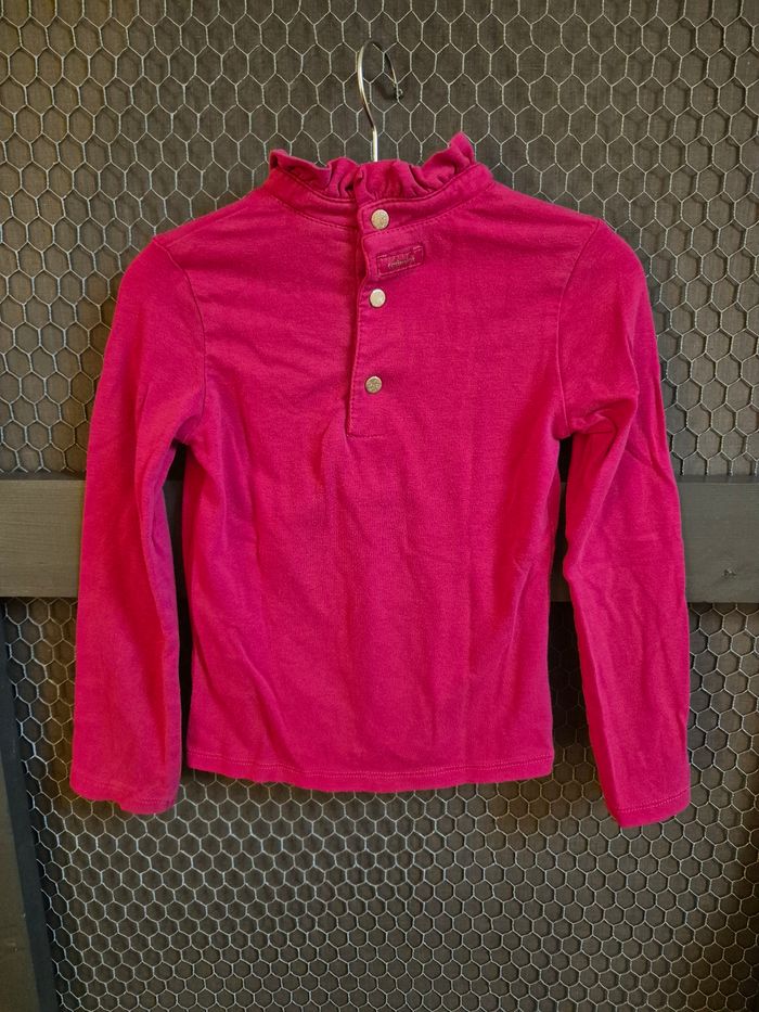 Sous-pull fuschia Catimini t. 4 ans - photo numéro 6