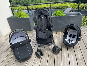 Poussette trio Chicco