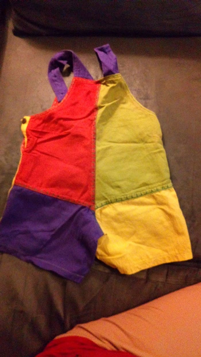 Salopette short mixte 2/3 ans - photo numéro 3