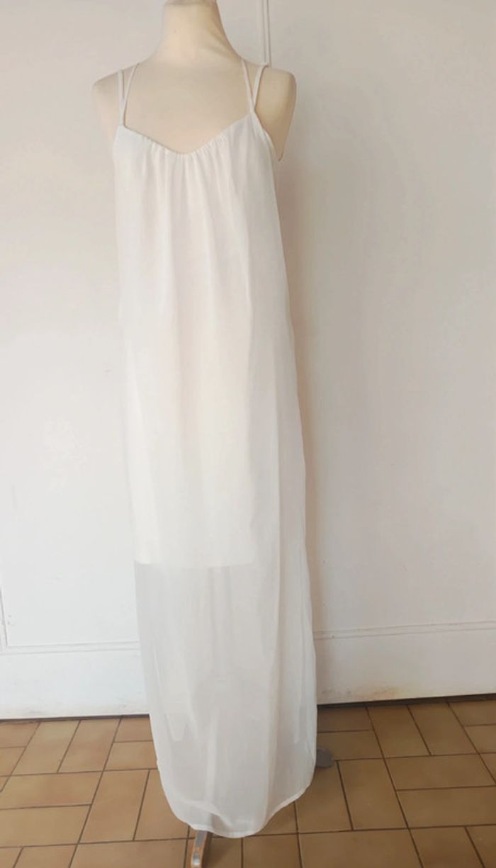 Robe longue voile doublé femme t m 38 cop copine - photo numéro 6