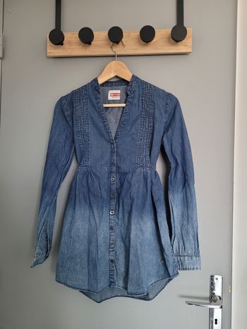 Robe tunique en jeans