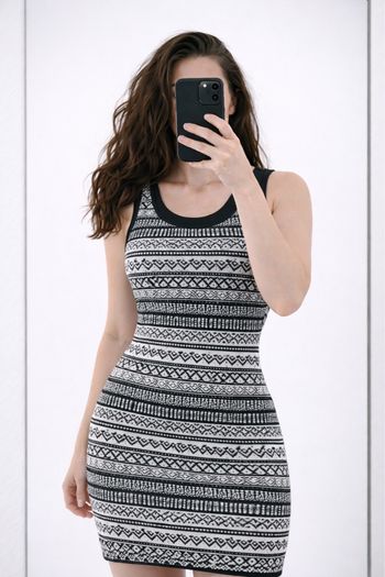 Robe Noir Et Blanche Mim 