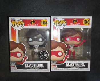 Lot 2 Figurines Funko Pop / Elastigirl 1508 / Les Indestructibles / Disney 1 B&W Chase + 1 Normal
