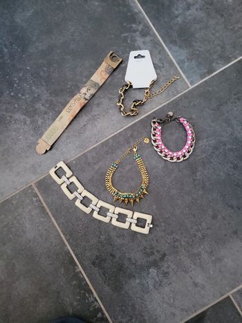 Lot de bracelets pour femme clou acier vintage