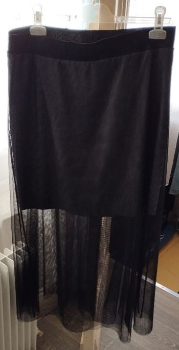 Jupe voile noire cop.copine